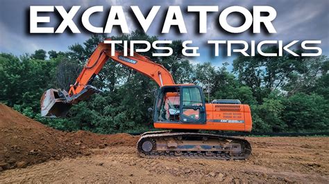 mini excavator techniques|mini excavator tips and tricks.